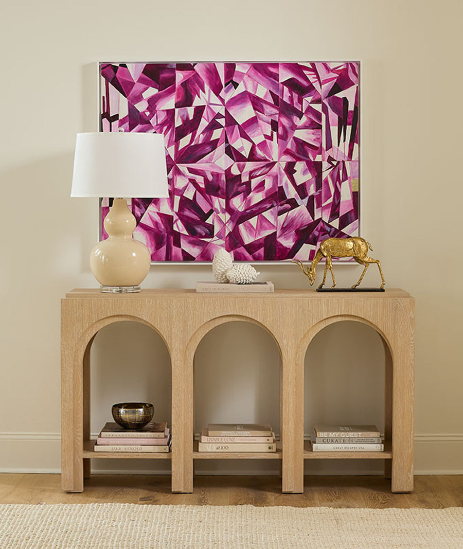 Dario Console Table, Sand