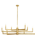 Griff Large Chandelier-Antique Brass, Iron