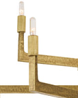 Griff Large Chandelier-Antique Brass, Iron