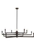 Griff Large Chandelier-English Bronze, Iron
