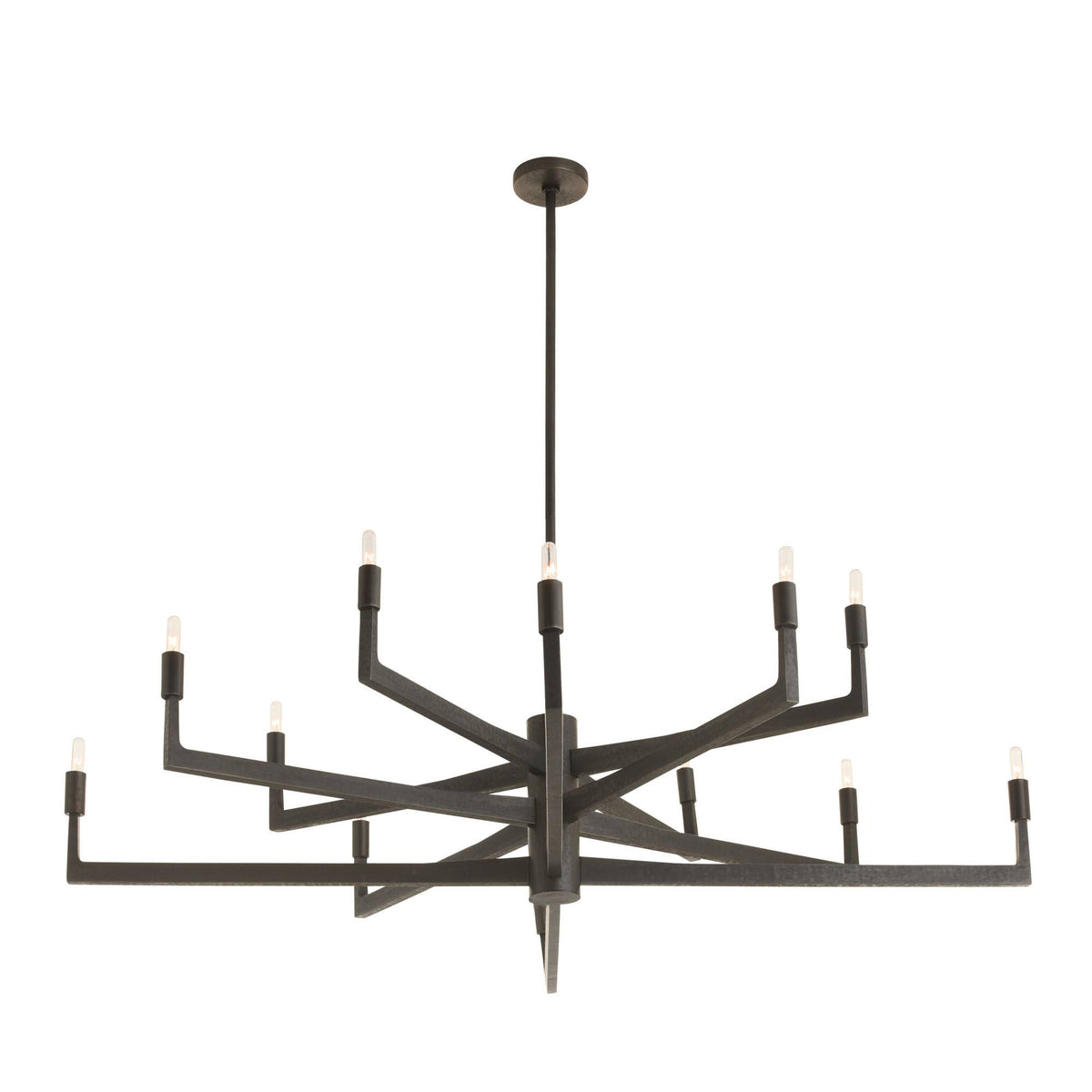 Griff Large Chandelier-English Bronze, Iron