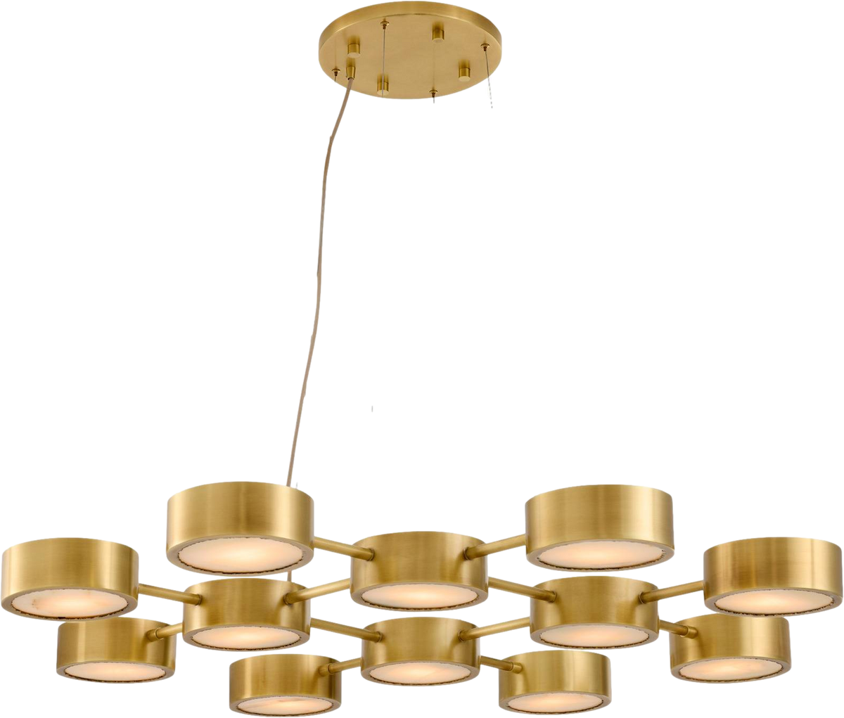 Wright Grid Chandelier