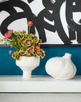 Tamarindo Small Vase, Blanc De Chine