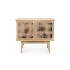 Dante 2-Door Cabinet, Natural - Maison Vogue