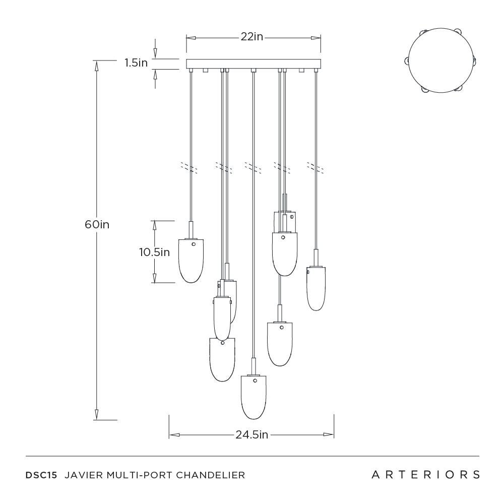 Javier Multi-Port Chandelier