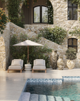 Agrigento Antique White Planter