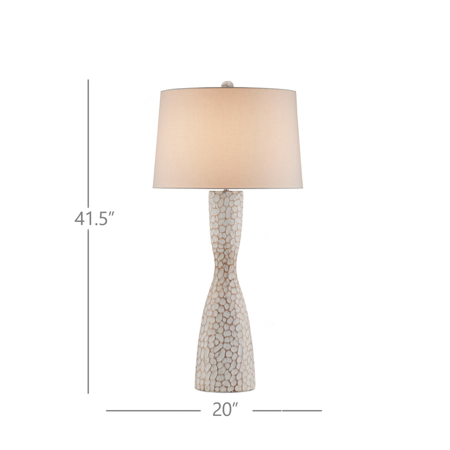 Edwell Whitewash Table Lamp