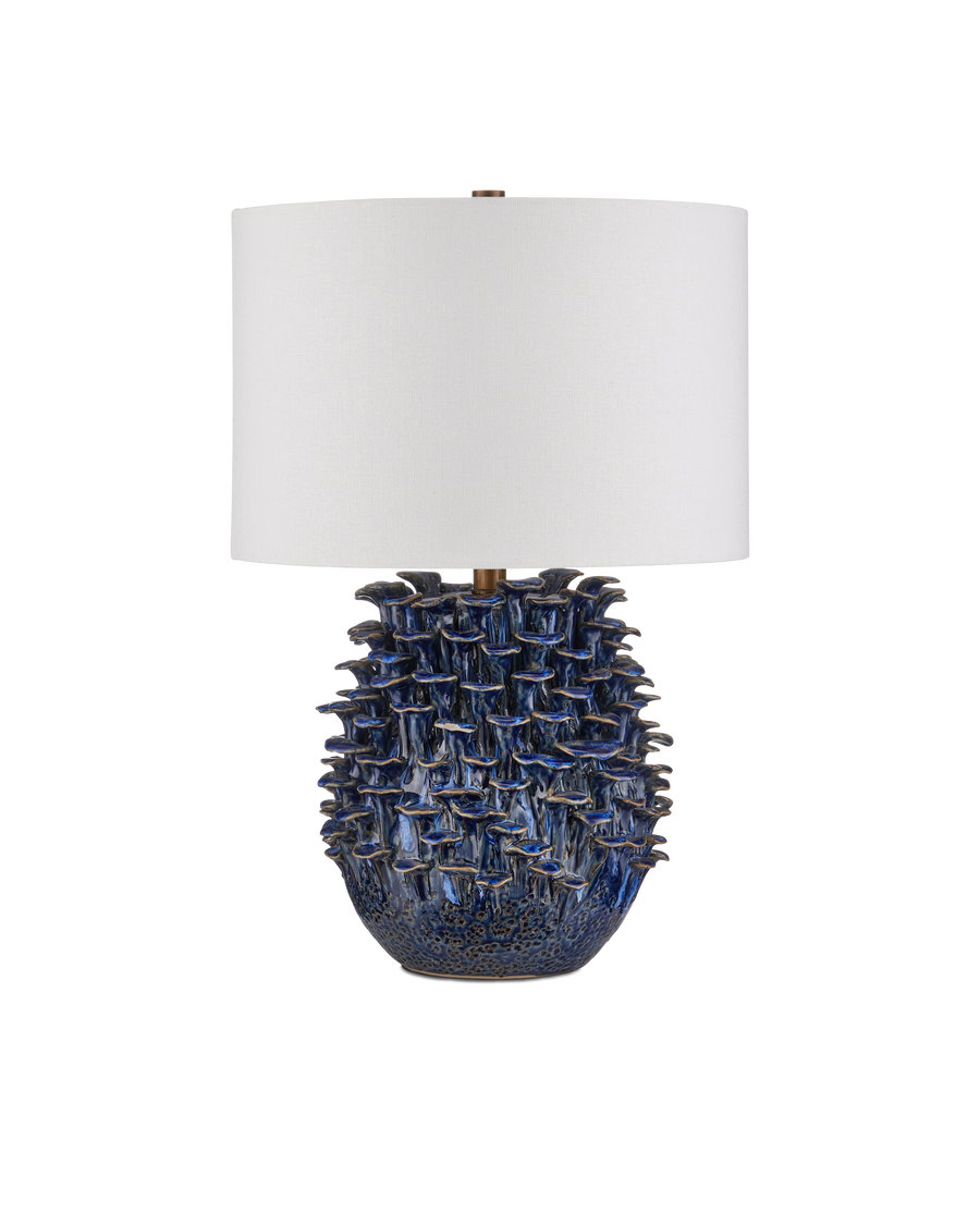 Maitake Dark Blue Table Lamp