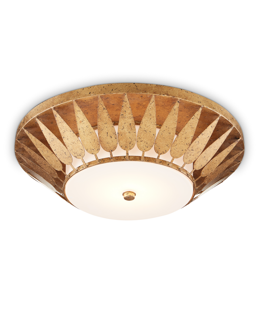 Floris Gold Flush Mount