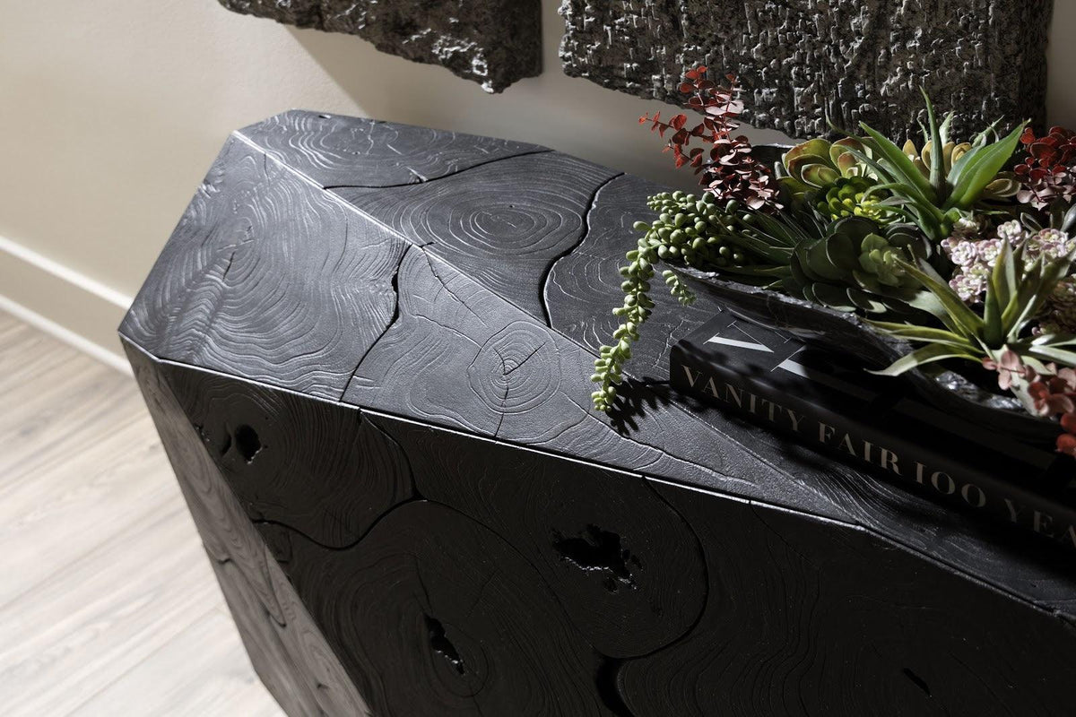 Prism Console Table Black - Maison Vogue