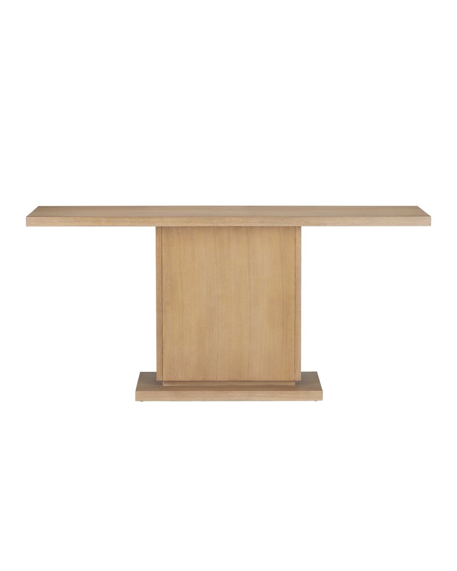 Morombe Washed Oak Console Table