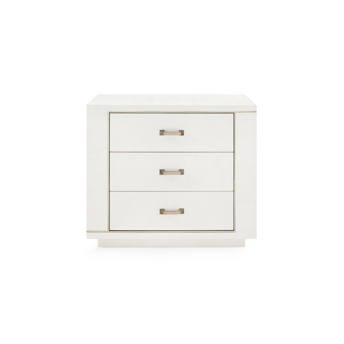 Ethan 3-Drawer End Table, Sand White