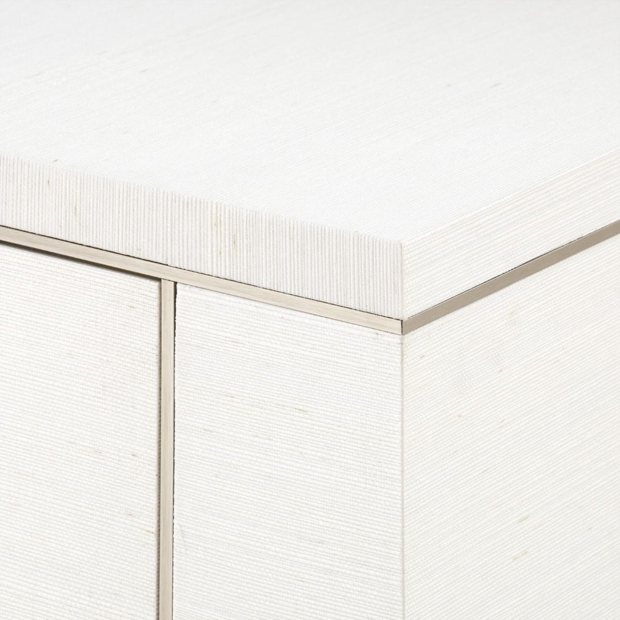 Ethan 3-Drawer End Table, Sand White