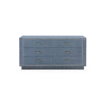 Ethan 6-Drawer, Navy Blue