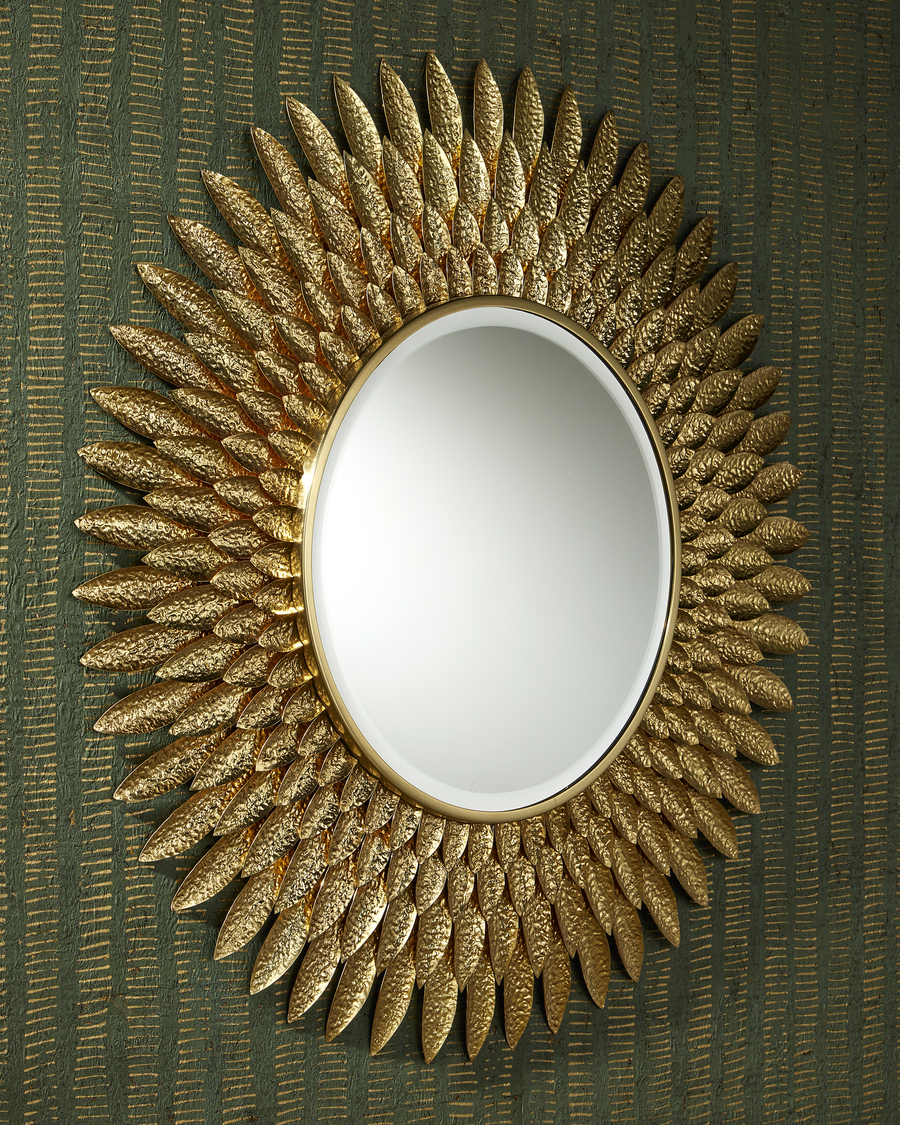 Plume Round Mirror