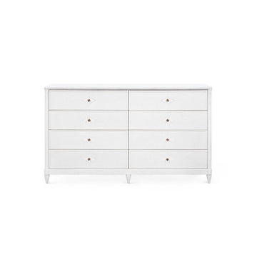 Felicity 8-Drawer, Glazed Whisper White