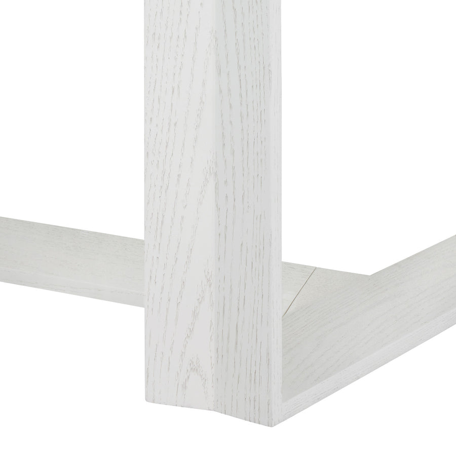 Finn Dining Table, Glazed Whisper White