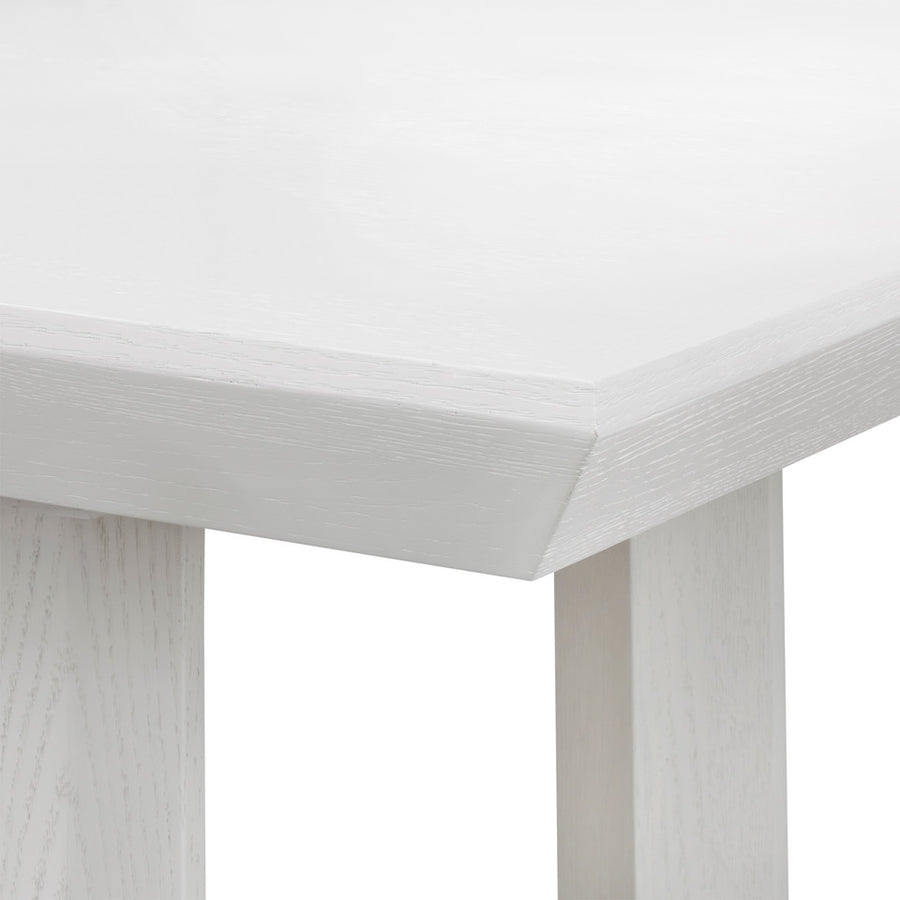 Finn Dining Table, Glazed Whisper White