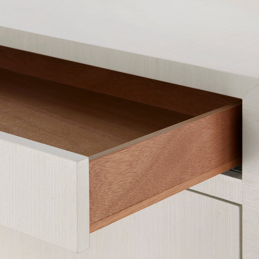 Florence Large 4-Drawer, Sand White