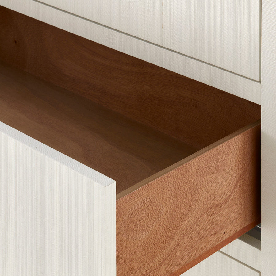 Florence Large 4-Drawer, Sand White