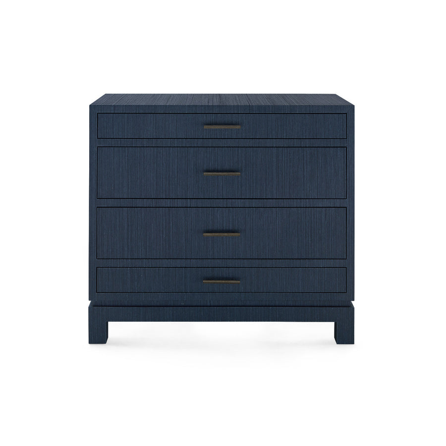 Florence Large 4-Drawer, Selvage Blue
