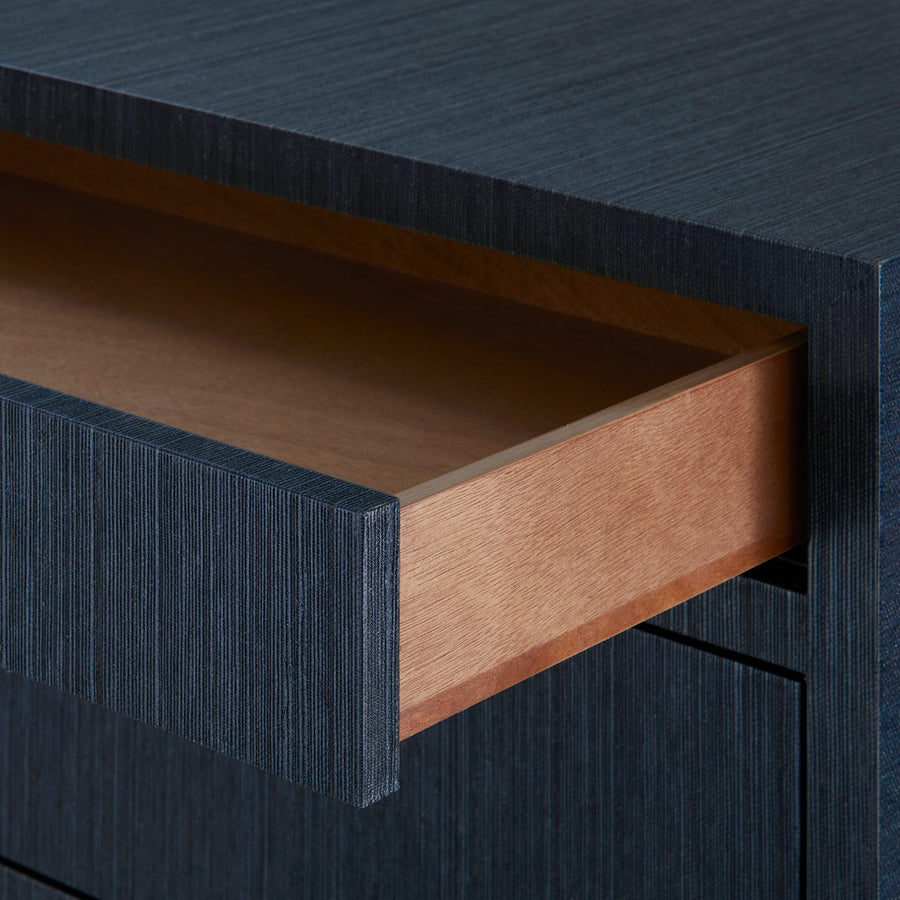 Florence Large 4-Drawer, Selvage Blue