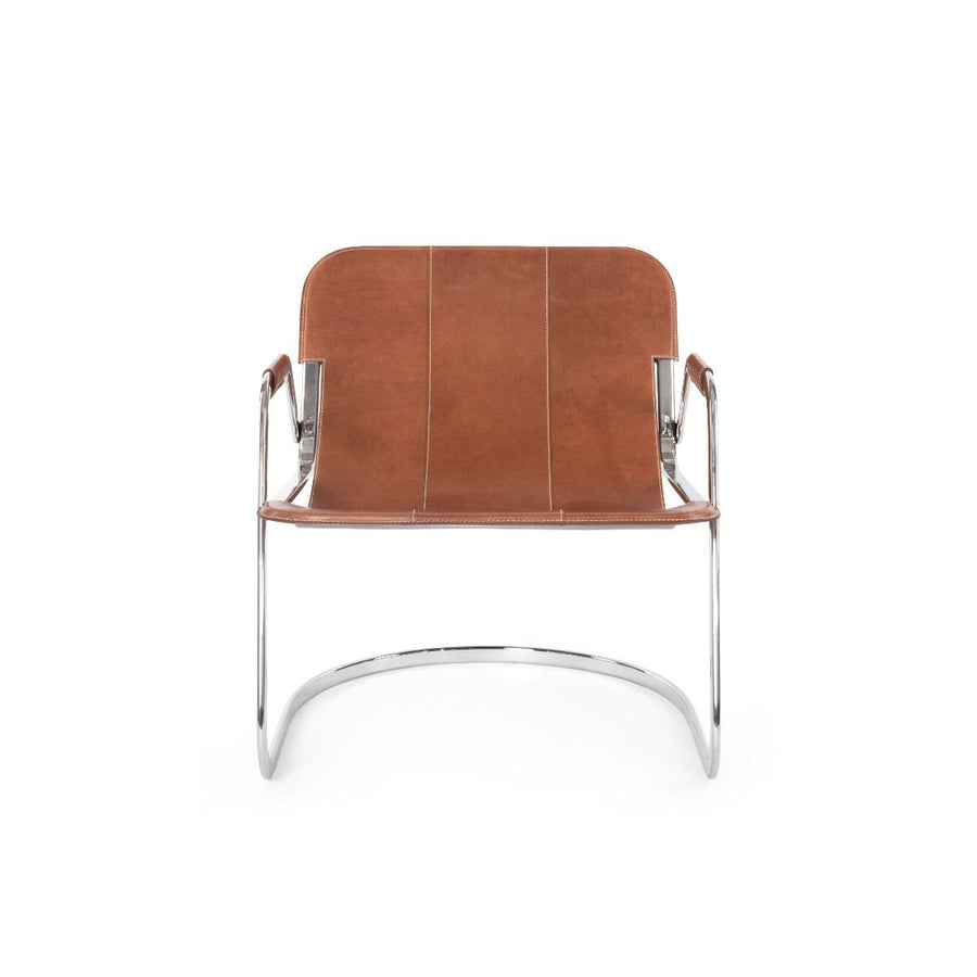 Frank Lounge Chair, Gingerbread Brown