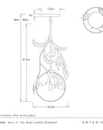 Will O' the Wisp Large Pendant