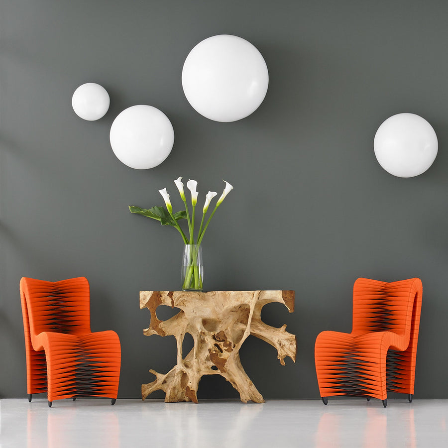 Ball on the Wall, Medium, Pearl White