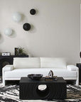 Ball on the Wall, Small, Matte Black