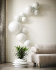 Ball on the Wall, Large, Pearl White