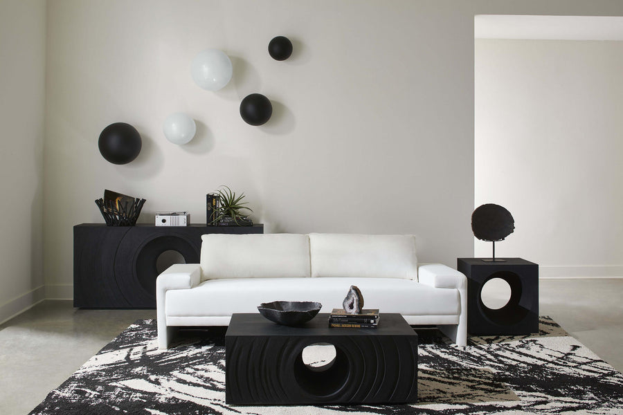 Ball on the Wall, Medium, Pearl White