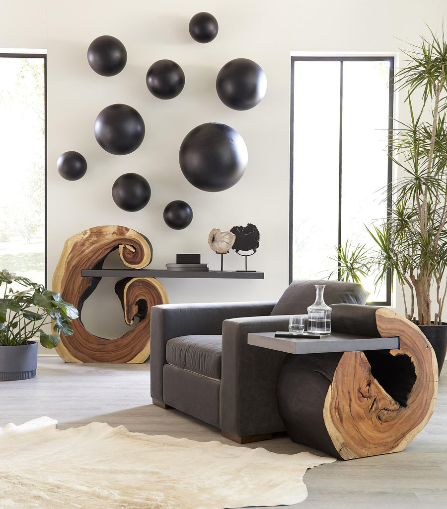 Ball on the Wall, Extra Small, Matte Black