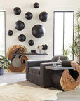 Ball on the Wall, Small, Matte Black