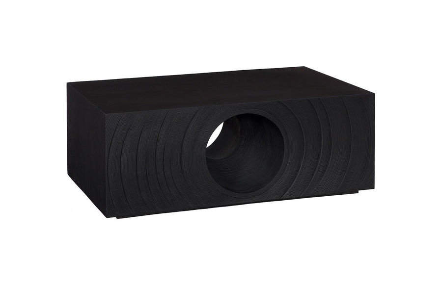 Void Coffee Table, Black Stone