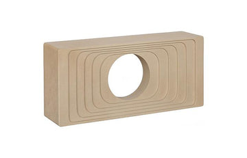 Centered Console Table, Sand Dune