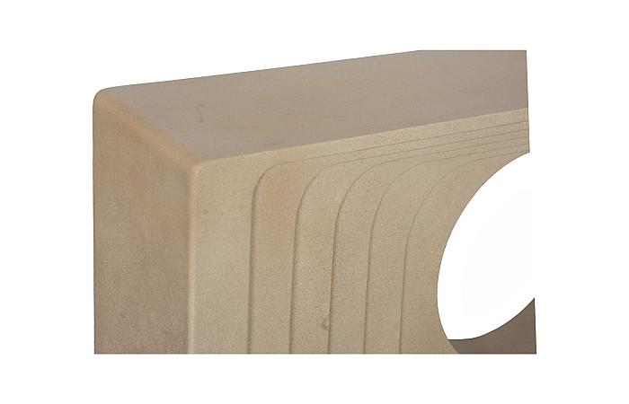 Centered Console Table, Sand Dune