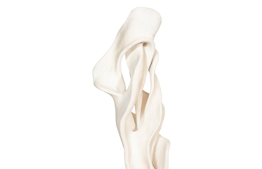 Cast Dancing Sculpture, Coupé, Faux Bleached