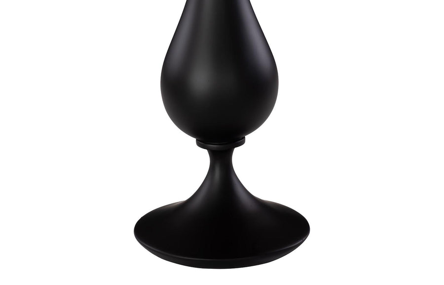 Bella Bloom Vase, Narrow, Matte Black