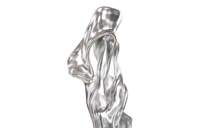 Cast Dancing Sculpture, Coupé, Silver Leaf