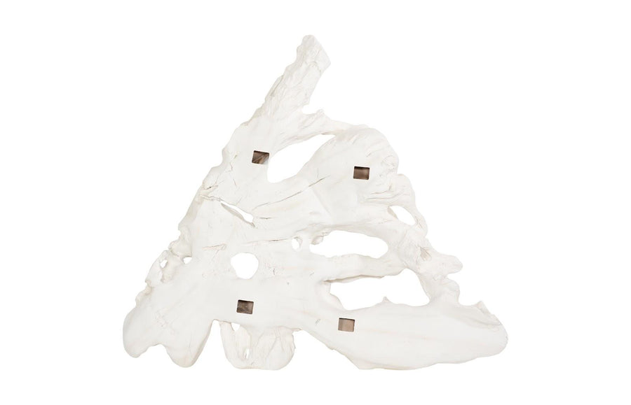 Contour Cast Root Triangle Wall Art, Faux Bleached