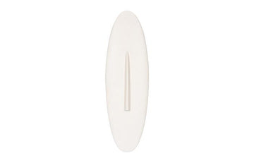 Cycladic Oval Wall Decor, Resin, Off White