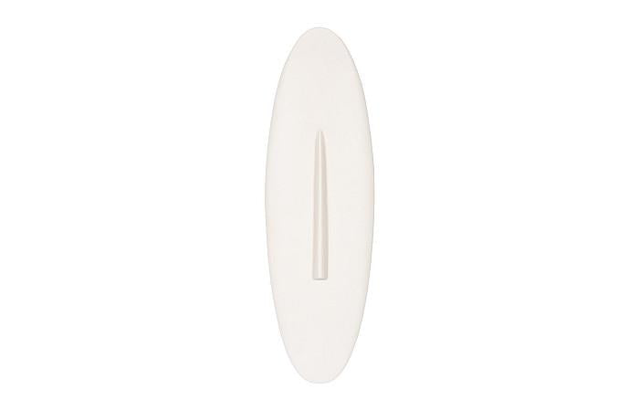 Cycladic Oval Wall Decor, Resin, Off White