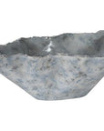 Cast Blue Onyx Bowl, Faux Finish, Narrow