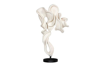 Cast Dancing Sculpture, Tendu, Faux Bleached