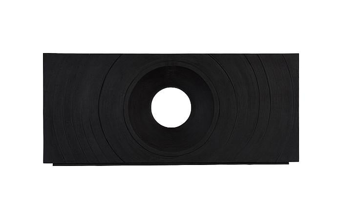 Void Console Table, Black Stone