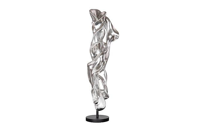 Cast Dancing Sculpture, Coupé, Silver Leaf