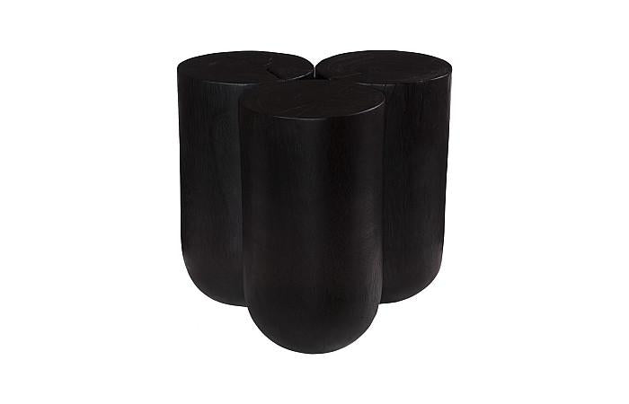 Triflora Side Table, Black, Small
