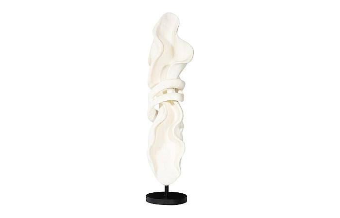 Cast Dancing Sculpture, Pirouette, Faux Bleached