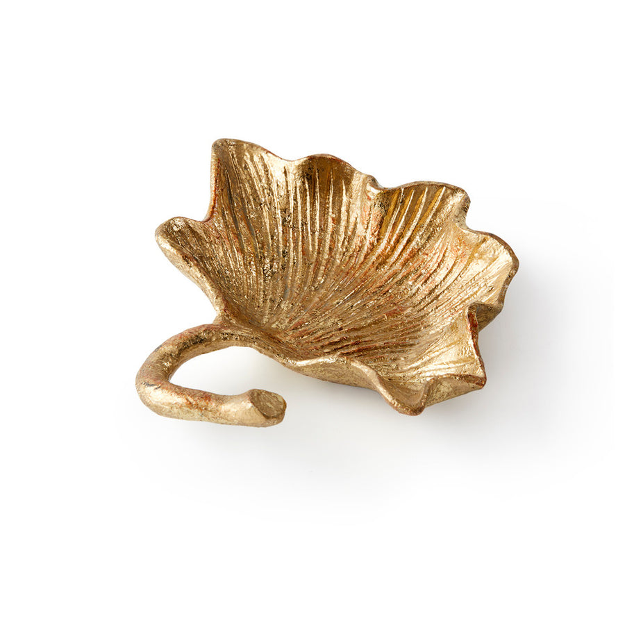 Ginko Small Bowl Set of 2, Gold Leaf